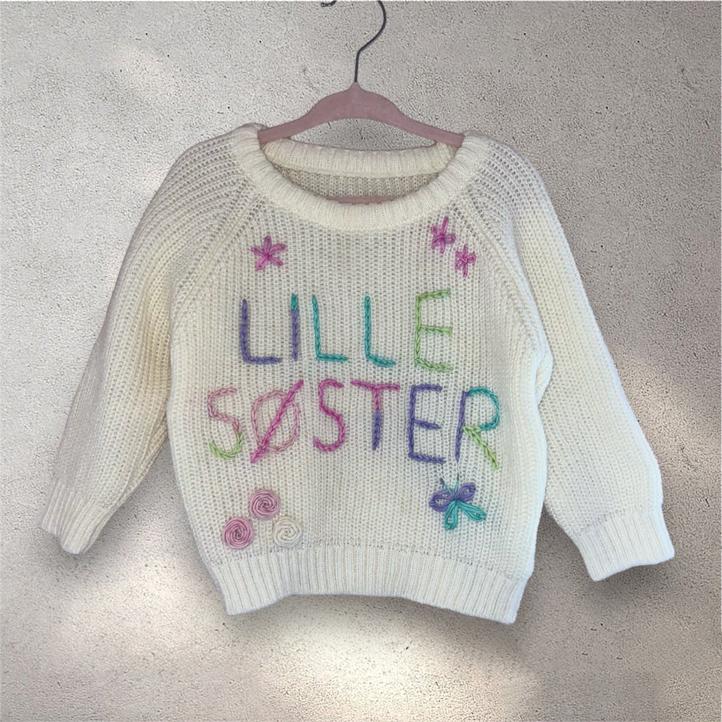 Lillesøster genser (tykk mini)